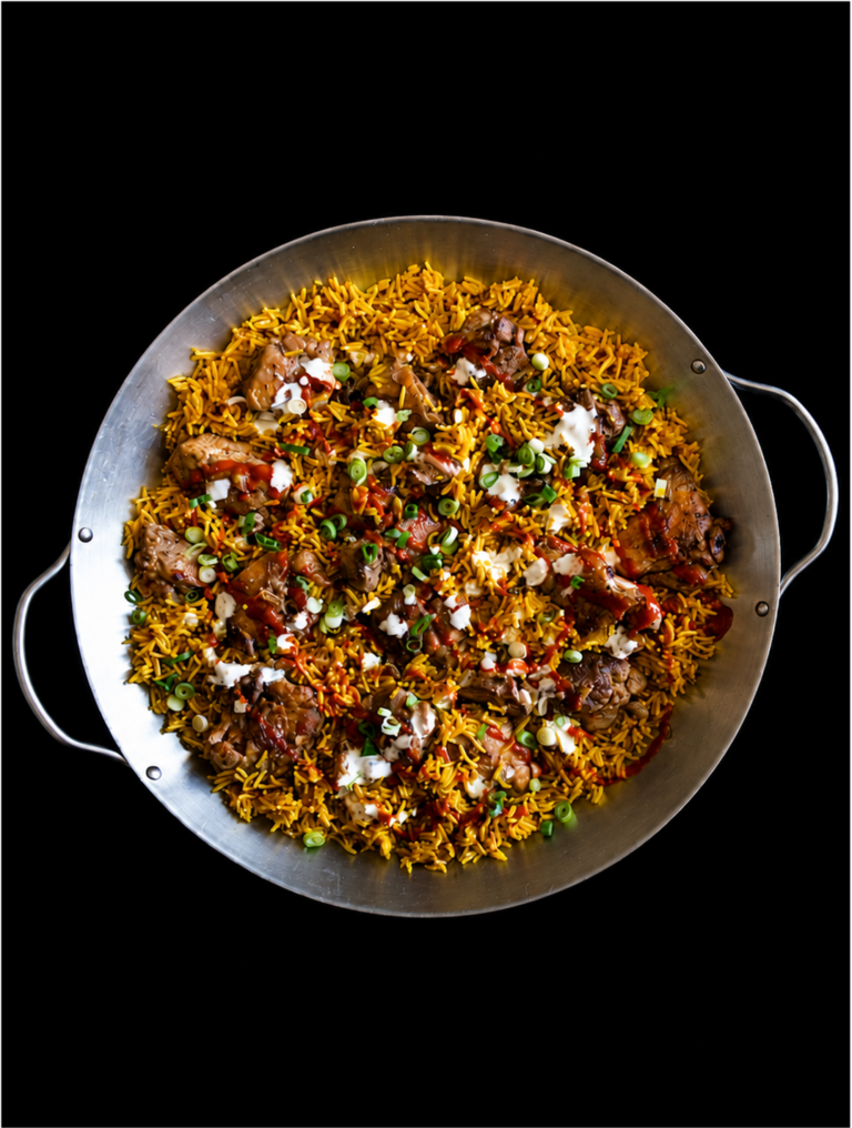 Poulet de style Shawarma & Riz