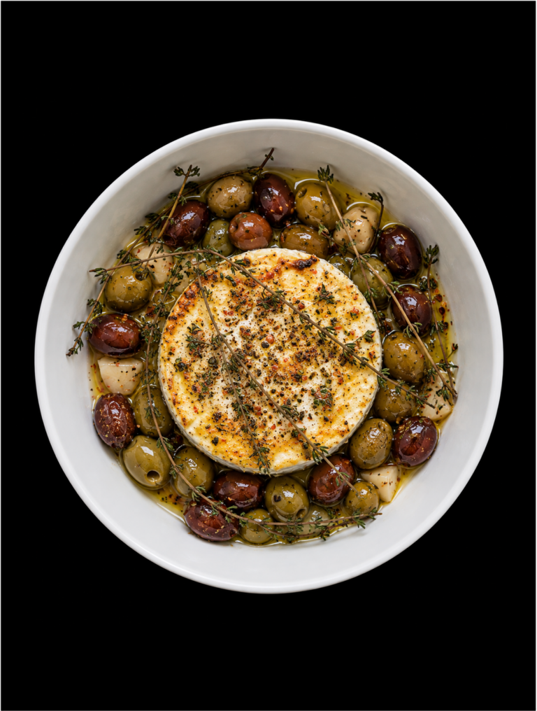 Feta & Olives Chaudes au Thym