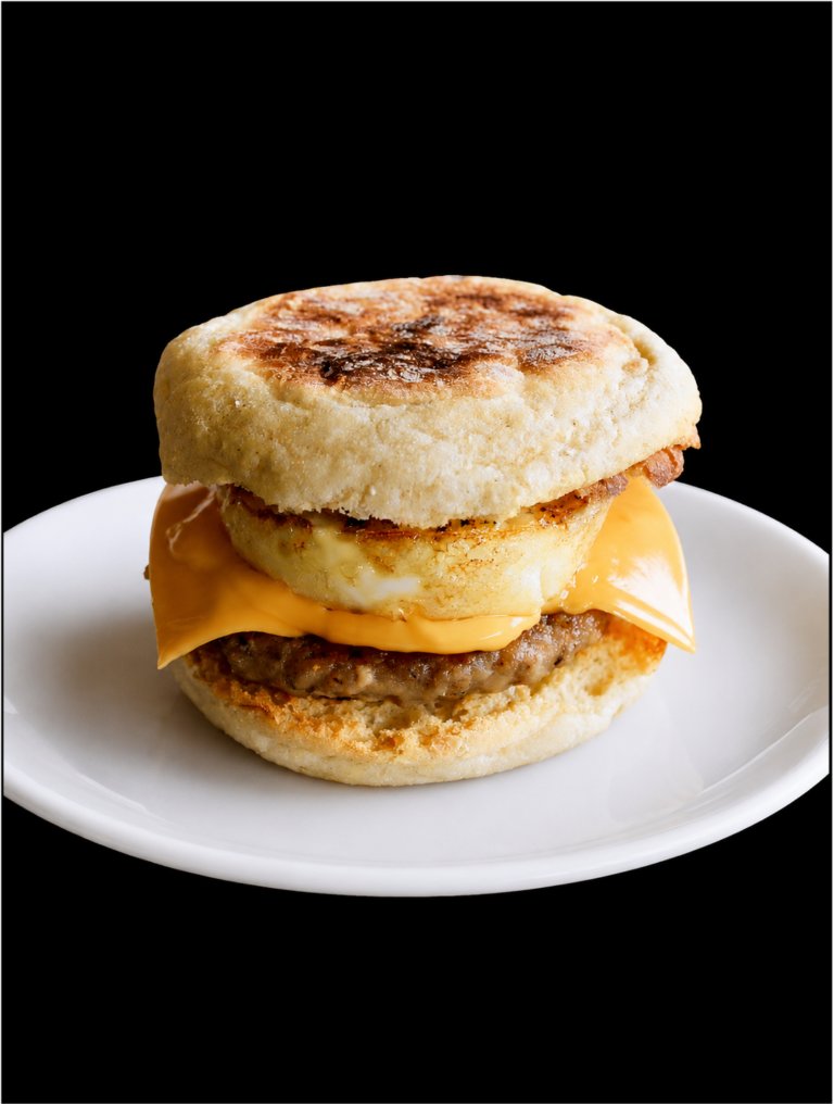 Sandwich Saucisse Œuf Muffin