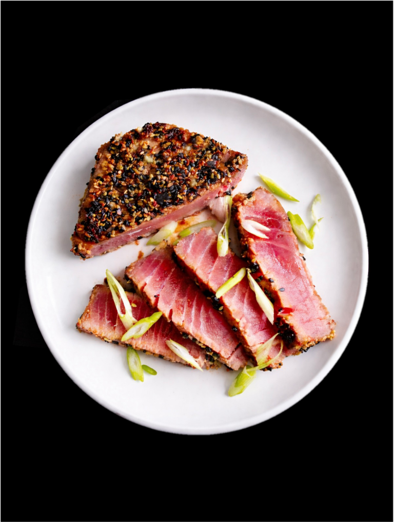 Steak de Thon avec Croûte de Sésame
