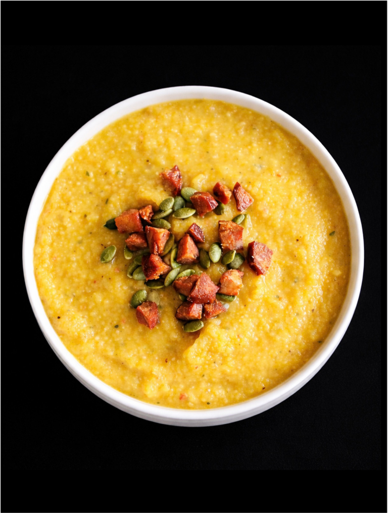 Potage de Courge Musquée & Chorizo