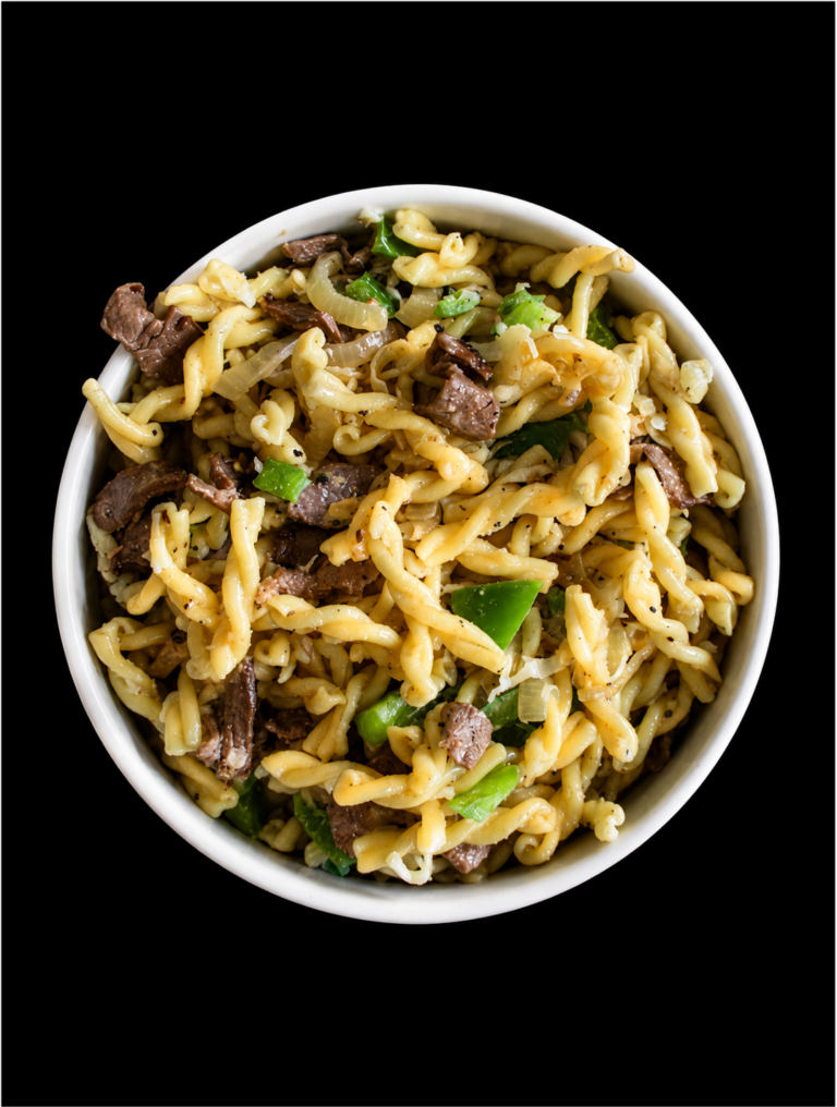 Salade de Pâtes Philly Cheesesteak