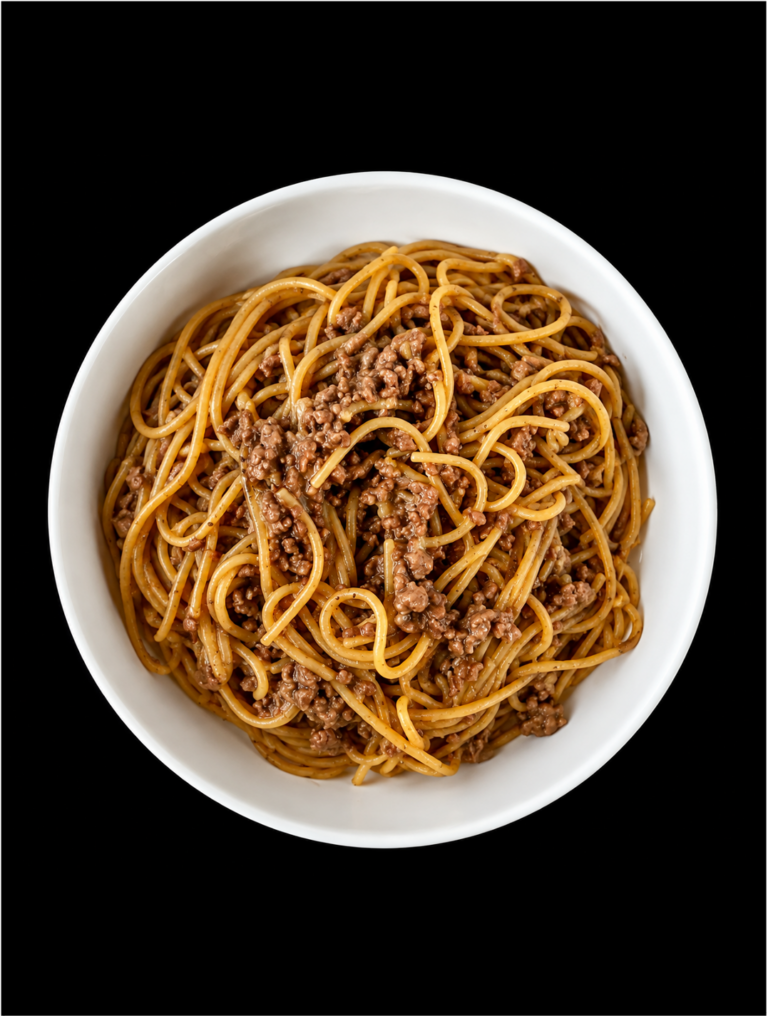 Spaghettis à la viande